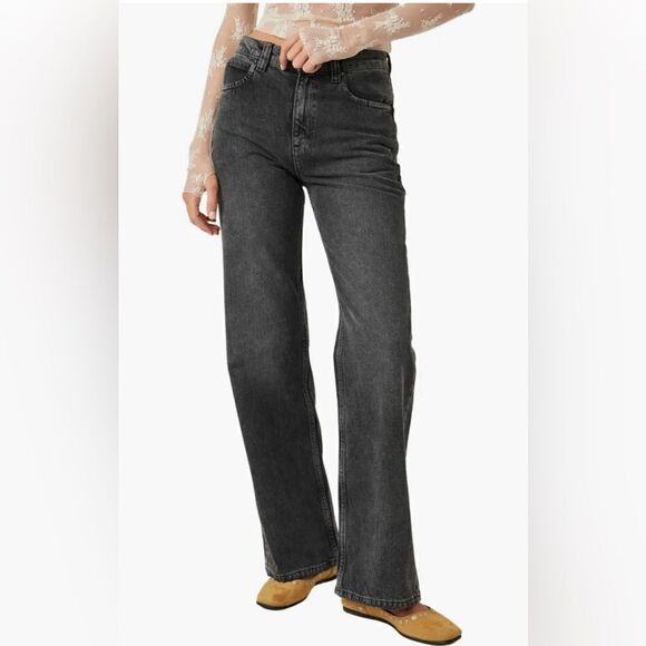 We the Free x Free People Straight Jeans, Faded Black, Size 29 - Picture 7 of 7